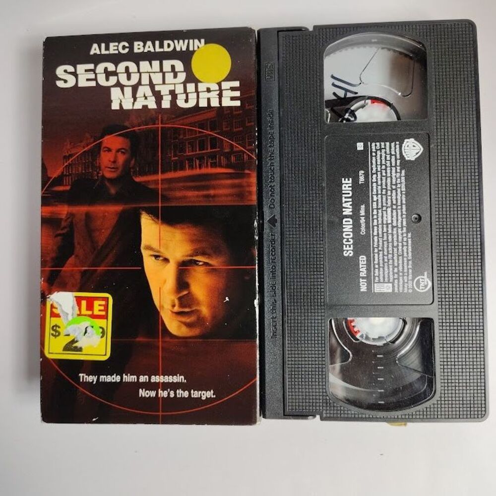 Second Nature VHS Movie 2003 Thriller Drama Alec Baldwin NR